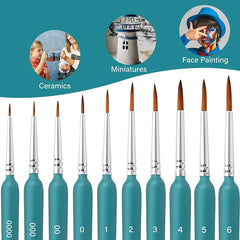Ultimate Miniature Paint Brush Set – 10/11 pcs for Perfect Detail