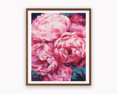 Paint By Number Peony Pop DIY Canvas Kit