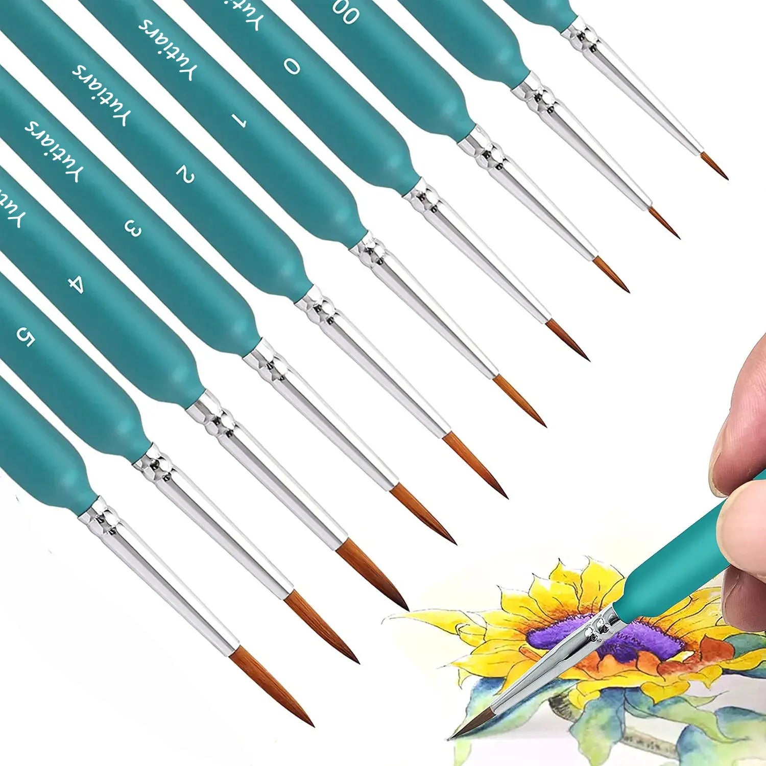 Ultimate Miniature Paint Brush Set – 10/11 pcs for Perfect Detail