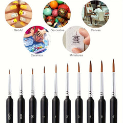 Ultimate Miniature Paint Brush Set – 10/11 pcs for Perfect Detail