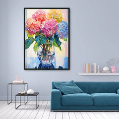 Vivid Blooms in Vase Paint-by-Number Kit