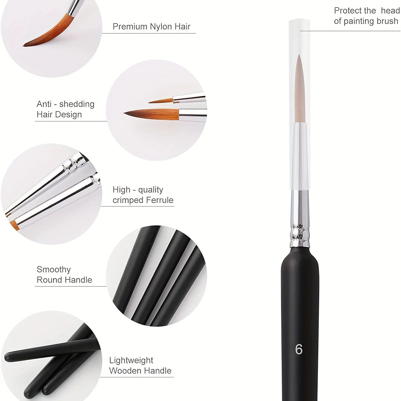 Ultimate Miniature Paint Brush Set – 10/11 pcs for Perfect Detail
