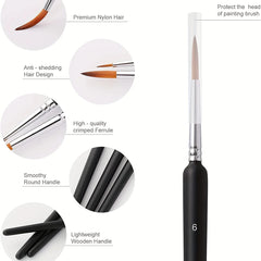 Ultimate Miniature Paint Brush Set – 10/11 pcs for Perfect Detail