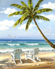 Sunset Seaside Paint-by-Numbers Kit