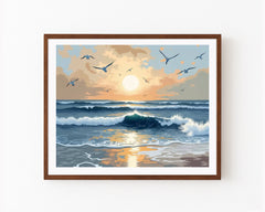 Paint-by-Number Beach Bliss Kit
