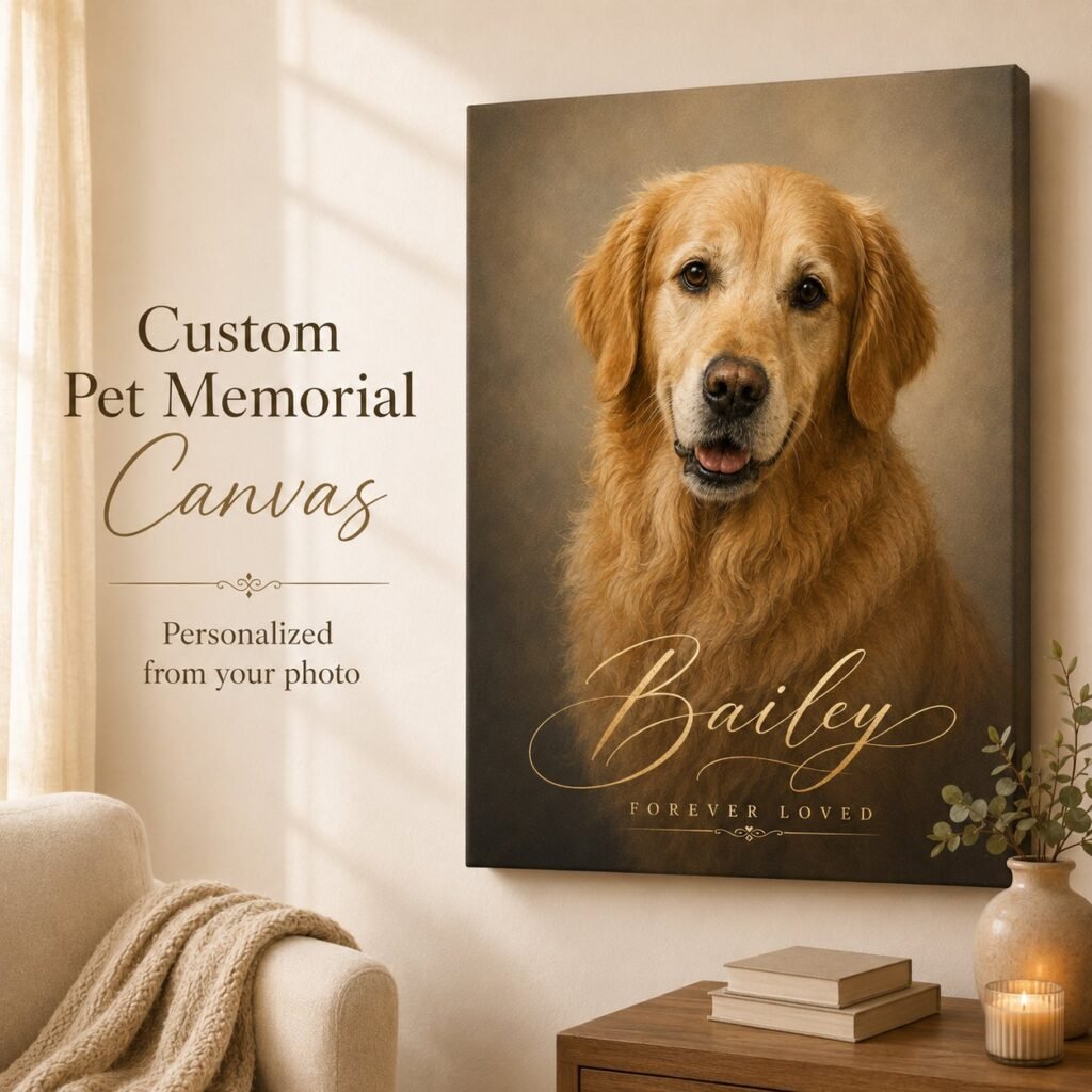 Custom Pet Memorial Canvas image 1